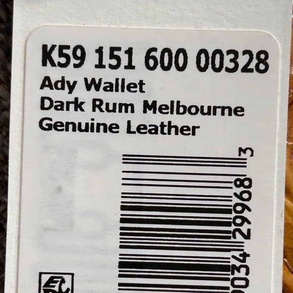 NWT Brahmin Ady Wallet Dark Rum Melbourne Leather Wallet - Picture 6 of 9
